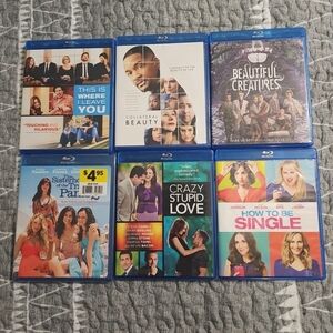 Rom-Com 6‎ Blue Ray Lot Bundle 5 Open 1 Sealed